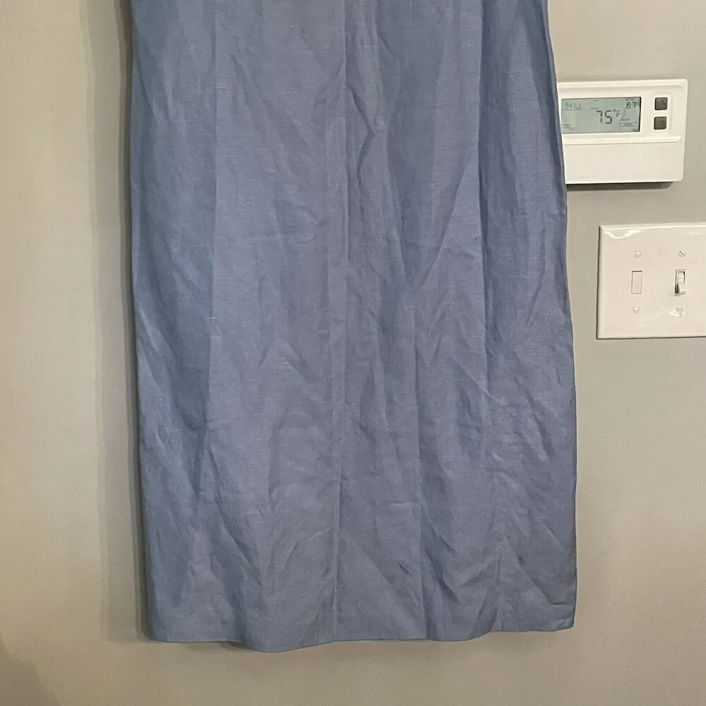 Eddie Bauer Dresd Silk Linen Sheath Short Shift Women's Size 6 EUC‎ - Picture 3 of 13